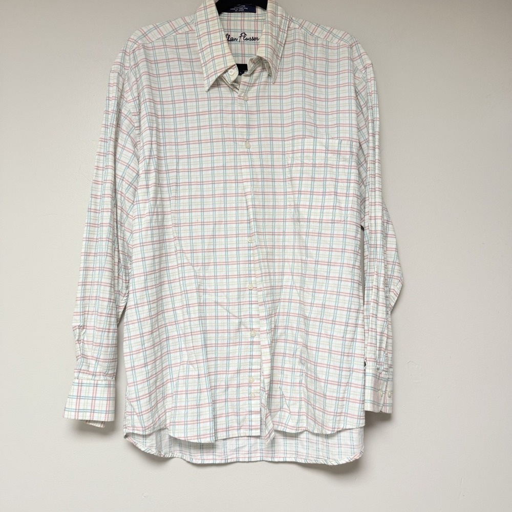 Alan Flusser Men's Long Sleeve Button Up Size L